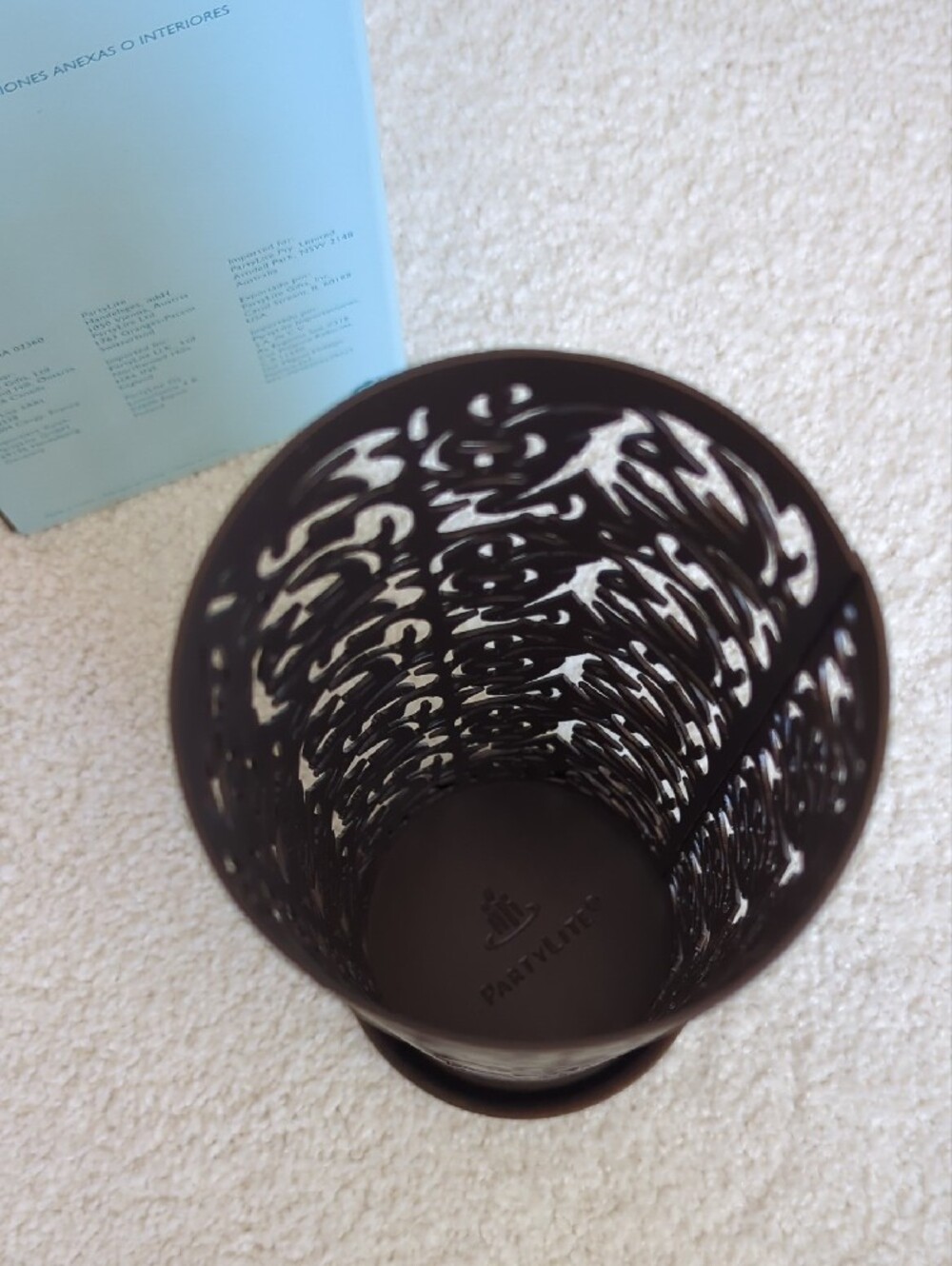 PartyLite Thai Inspiration Tall Pillar Sleeve - Bronze - Picture 3 of 12